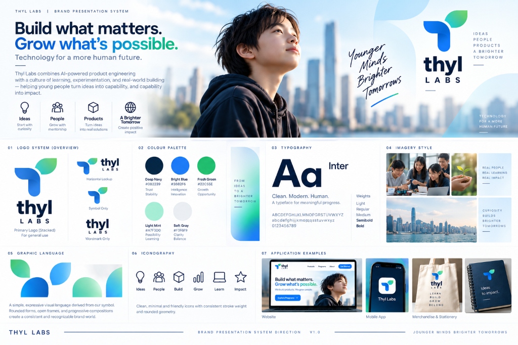 thyl Labs Brand Presentation System design authority and token architecture